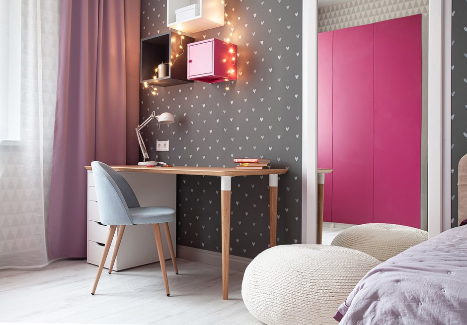 Фотография: Детская в стиле Современный, Классический, Проект недели, Бежевый, Синий, Серый, Санкт-Петербург, 4 и больше, Более 90 метров, Алена Шишкина – фото на INMYROOM