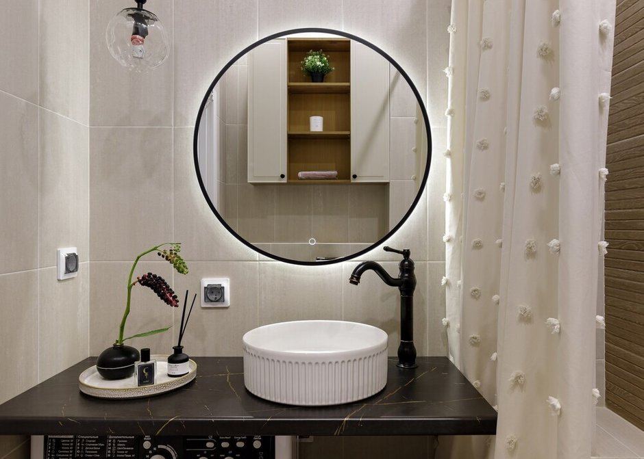 Фотография:  в стиле , Эклектика, Малогабаритная квартира, Квартира, Проект дня, Краснодар, 1 комната, до 40 метров, Ольга Суворова – фото на INMYROOM