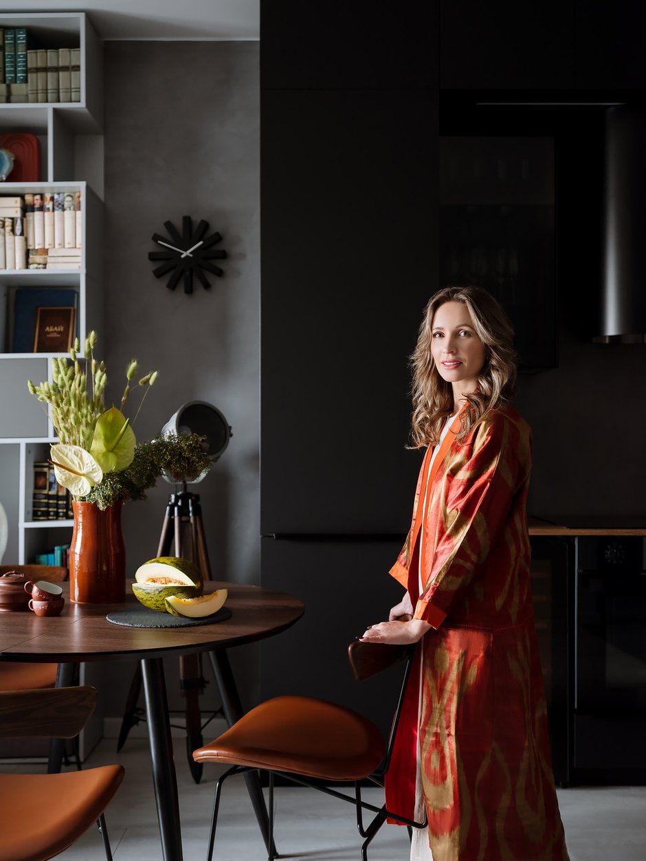 Фотография: Кухня и столовая в стиле Лофт, Современный, Эклектика, Квартира, Проект недели, Москва, 3 комнаты, 60-90 метров, Domeli, Катерина Притчина – фото на INMYROOM