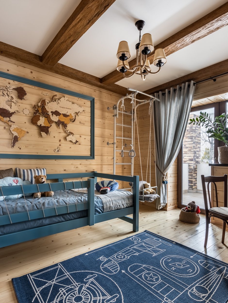 Фотография: Детская в стиле Прованс и Кантри, Классический, Эклектика, Дом, Проект дня, Дом и дача, как обустроить загородный дом, дизайн двухэтажного дома, как оформить дом в классическом стиле, 4 и больше, Более 90 метров, Самарская область, Татьяна Киреева, ремонт в доме – фото на INMYROOM