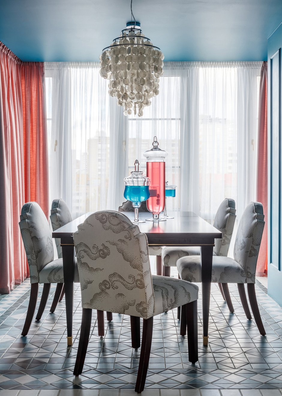 Фотография: Кухня и столовая в стиле Современный, Эклектика, Квартира, Проект недели, Москва, Надя Зотова, 4 и больше, Более 90 метров, студия Enjoy Home, Никита Теплицкий – фото на INMYROOM