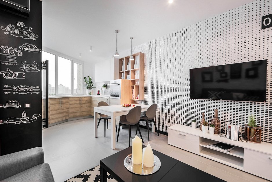 Фотография: Кухня и столовая в стиле Лофт, Современный, Квартира, Дома и квартиры, IKEA, Минимализм, Проект дня – фото на INMYROOM