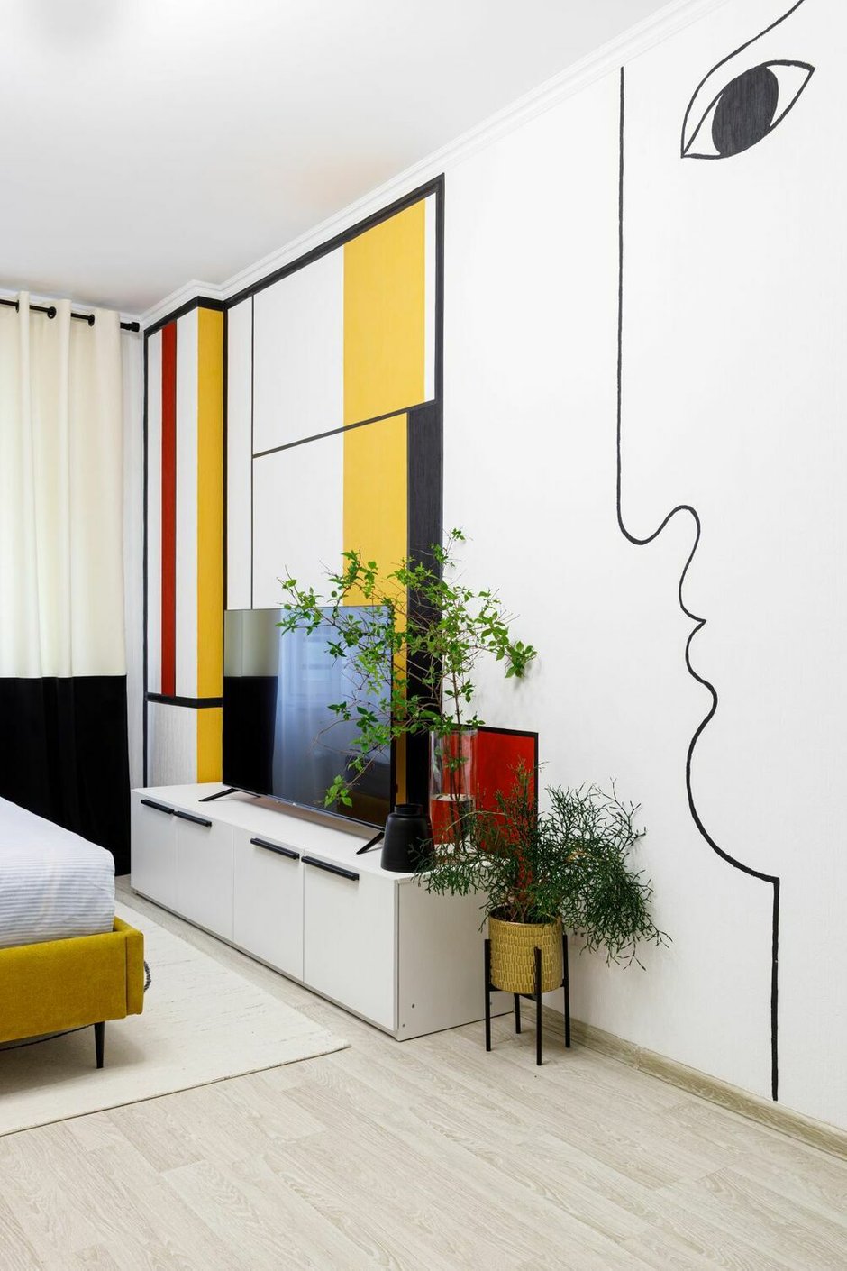 Фото: Спальня в стиле Модерн, Минимализм, Проект недели, 1 комната, 40-60 метров – фото на INMYROOM