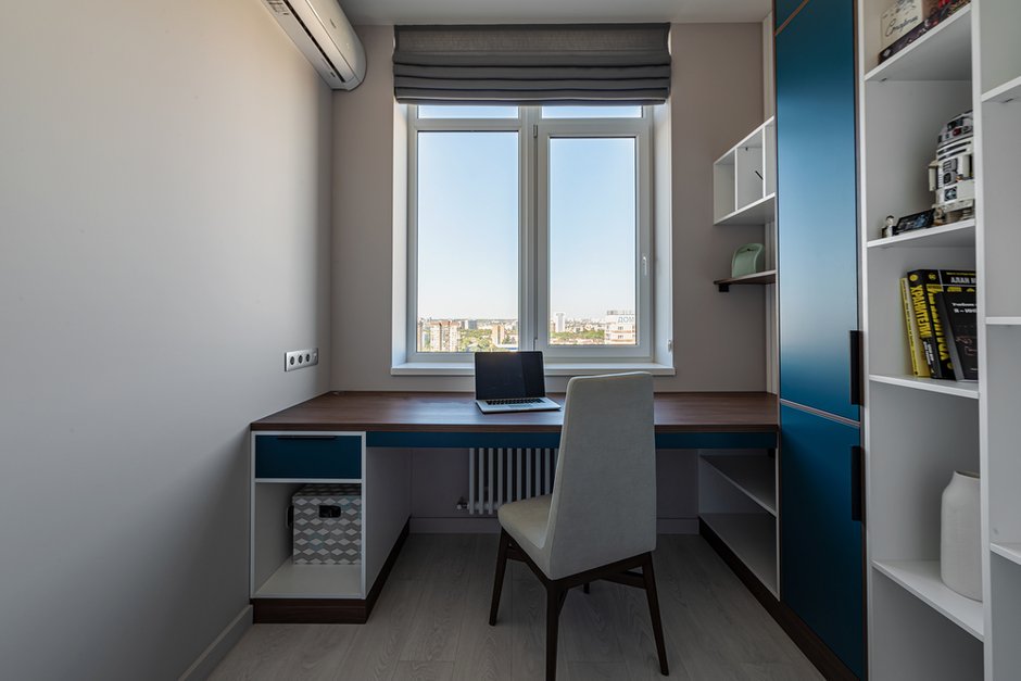 Фотография: Кабинет в стиле Современный, Минимализм, Скандинавский, Квартира, Проект недели, Ростов-на-Дону, 4 и больше, Более 90 метров, L.I.S.T., Ирина Власова – фото на INMYROOM