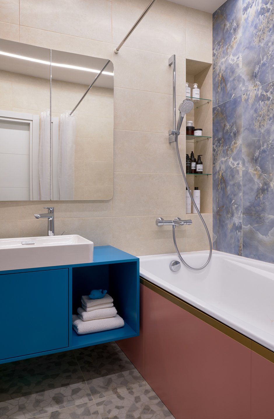 Фотография: Ванная в стиле Современный, Квартира, Проект недели, Москва, 4 и больше, Более 90 метров, Евгения Ивлиева – фото на INMYROOM