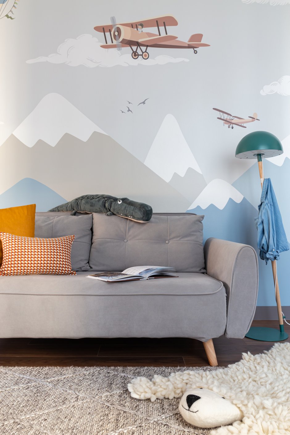 Фотография: Детская в стиле Современный, Проект недели, Москва, 4 и больше, Более 90 метров, Анастасия Гладышева – фото на INMYROOM