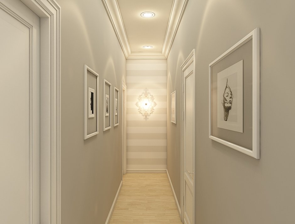 Фотография: Прихожая в стиле Прованс и Кантри, Современный, Квартира, Проект недели, Новая Москва, Коммунарка, Монолитный дом, 3 комнаты, 60-90 метров, Дарья Денисова – фото на INMYROOM