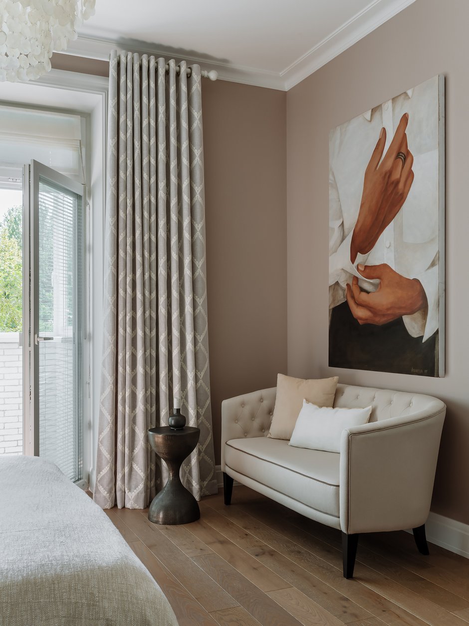 Фотография: Спальня в стиле Современный, Квартира, Проект недели, Москва, 4 и больше, Более 90 метров, Анастасия Краснова – фото на INMYROOM