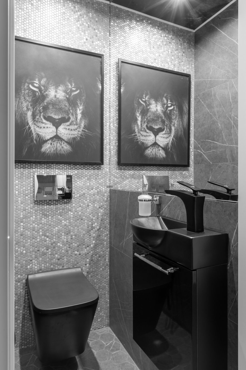 Фотография: Ванная в стиле Современный, Квартира, Проект недели, Москва, 3 комнаты, 60-90 метров, Анастасия Бондарева, Bond Design – фото на INMYROOM