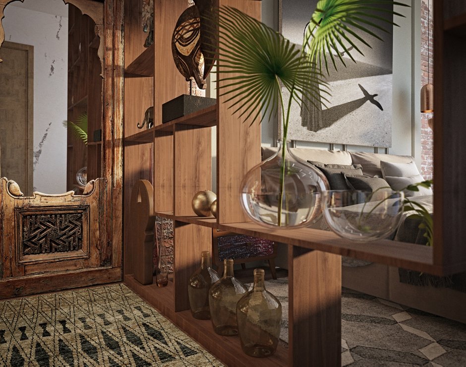 Фотография: Спальня в стиле Лофт, Эклектика, Проект недели, Подмосковье, Таунхаус, Дарья Василькова – фото на INMYROOM