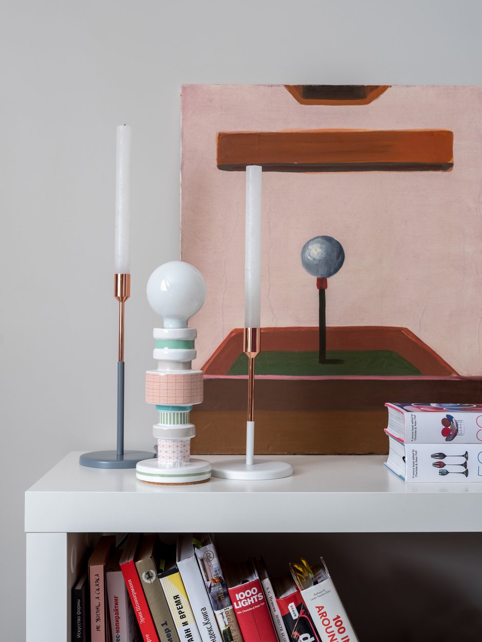 Фотография: Декор в стиле Современный, Квартира, Проект дня, Москва, Панельный дом, 1 комната, 40-60 метров, Анастасия Брандт – фото на INMYROOM