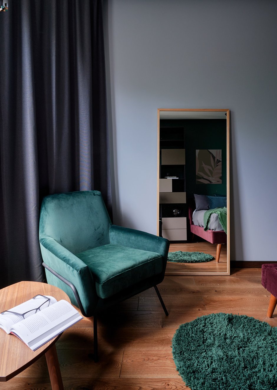 Фотография: Спальня в стиле Современный, Проект недели, Дом и дача, Долгопрудный, Таунхаус, 4 и больше, 60-90 метров, Дарья Косачева, небольшая спальня – фото на INMYROOM