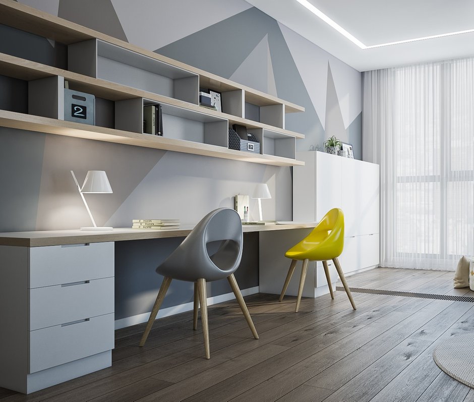 Фотография: Детская в стиле Современный, Квартира, Минимализм, Проект недели, Москва, 3 комнаты, Более 90 метров, «Точка дизайна», Екатерина Уразова – фото на INMYROOM