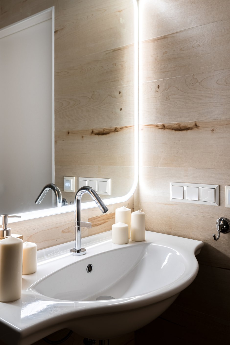 Фотография: Ванная в стиле Современный, Квартира, Проект недели, Санкт-Петербург, 3 комнаты, Более 90 метров, Lavhome, Тамара Литус – фото на INMYROOM