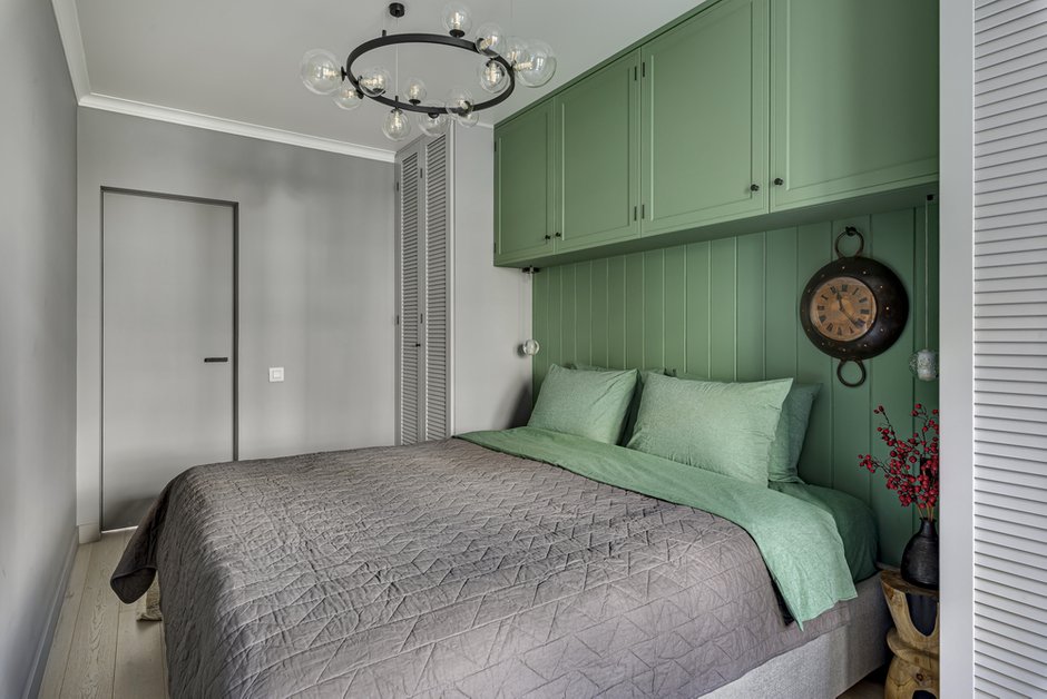 Фотография: Спальня в стиле Прованс и Кантри, Современный, Эклектика, Скандинавский, Квартира, Проект дня, Москва, Панельный дом, 3 комнаты, 60-90 метров, 1605, Алена Ромашкова – фото на INMYROOM