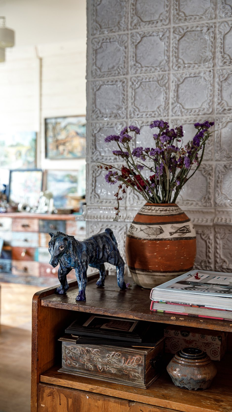 Фотография: Декор в стиле Прованс и Кантри, Эклектика, Квартира, Проект дня, Москва, Сталинка, Кирпичный дом, 3 комнаты, 60-90 метров, Винтажный – фото на INMYROOM