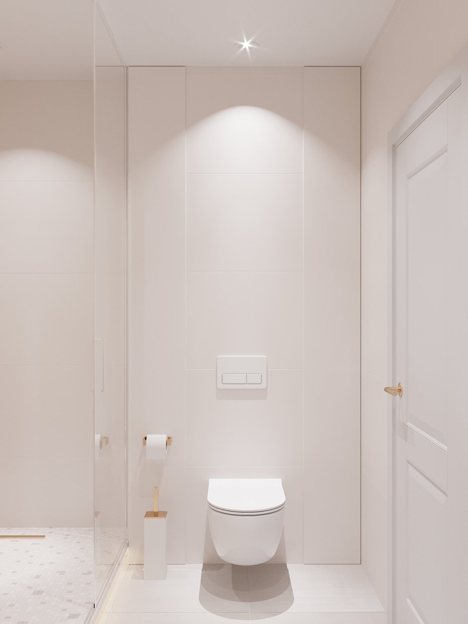 Фотография: Ванная в стиле Современный, Квартира, Проект недели, Москва, 4 и больше, Более 90 метров, Елена Лебедева – фото на INMYROOM