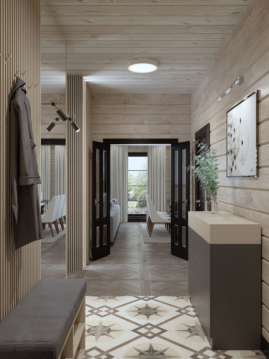 Фотография: Прихожая в стиле Эко, Дом, Проект недели, Дом и дача, 4 и больше, Более 90 метров, Владимирская область, Светлана Капустина – фото на INMYROOM