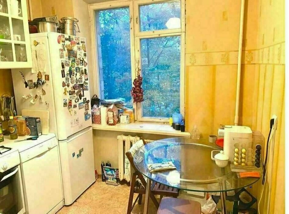 Фотография: стильно, Кухня и столовая, Ремонт, ремонт кухни, маленькая кухня, кухня-столовая, хрущевский ремонт, мини кухня – фото на INMYROOM
