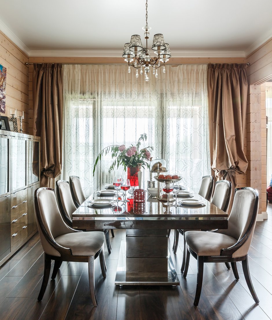 Фотография: Кухня и столовая в стиле Классический, Современный, Дом, Проект недели, Дом и дача, Московская область, 4 и больше, Более 90 метров, Елена Французова – фото на INMYROOM