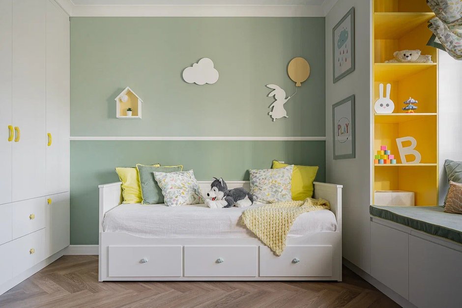 Фотография: Детская в стиле Современный, Квартира, Проект недели, Челябинск, 3 комнаты, 60-90 метров, Александра Хасанова – фото на INMYROOM