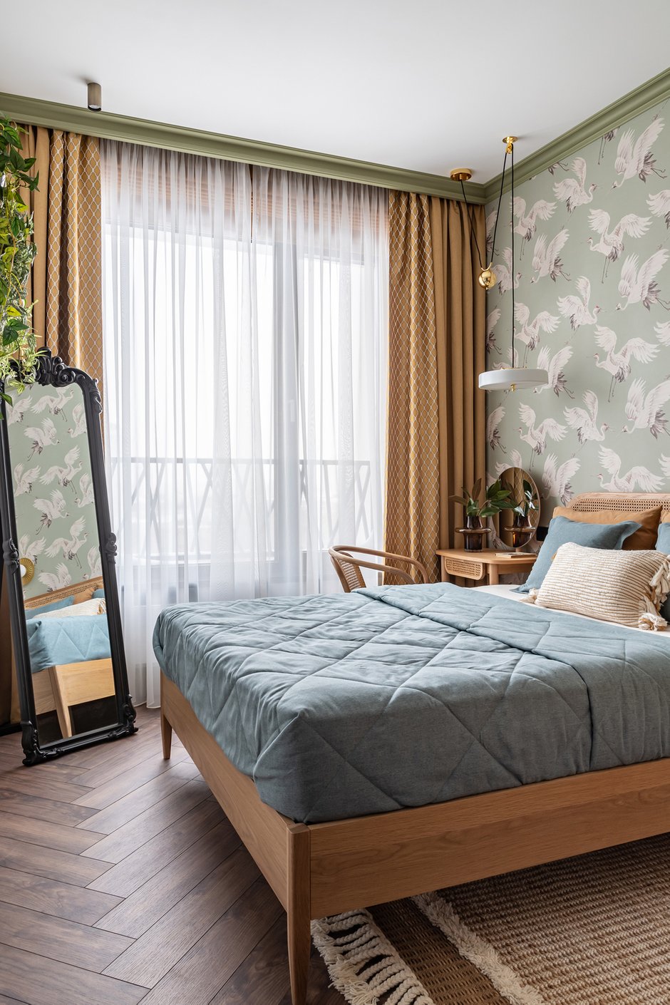 Фотография:  в стиле , Квартира, Проект дня, Москва, Фили, 2 комнаты, 40-60 метров, Валерия Анисимова, современный с элементами эклектики, Анастасия Ярышева – фото на INMYROOM