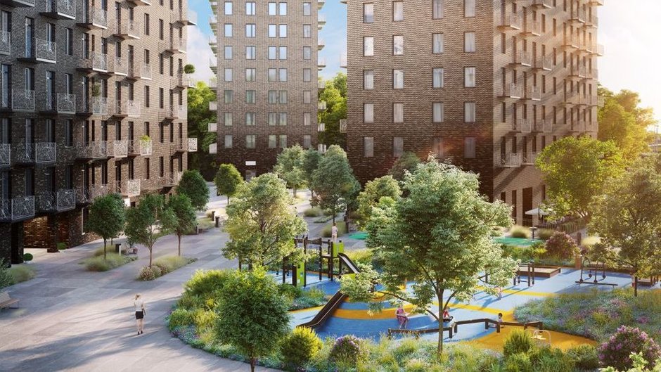 Фотография:  в стиле , Перепланировка, 1 комната, 40-60 метров, ЖК «Символ», Донстрой – фото на INMYROOM