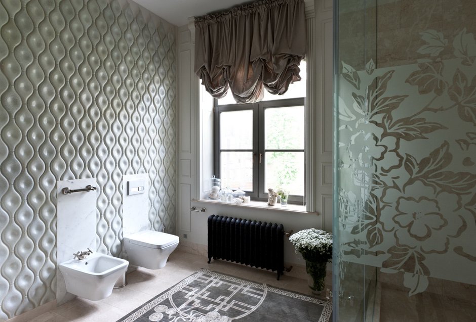 Фотография: Ванная в стиле Современный, Эклектика, Дом, Интерьер комнат, Проект недели – фото на INMYROOM