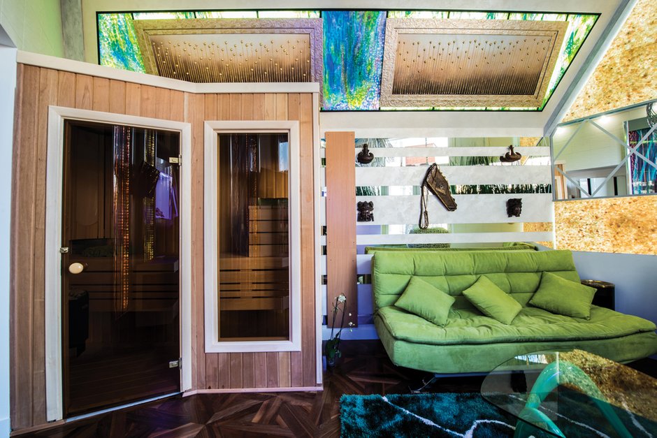 Фотография: Гостиная в стиле Лофт, Современный, Квартира, Дома и квартиры, Интерьеры звезд, Проект недели, Москва – фото на INMYROOM