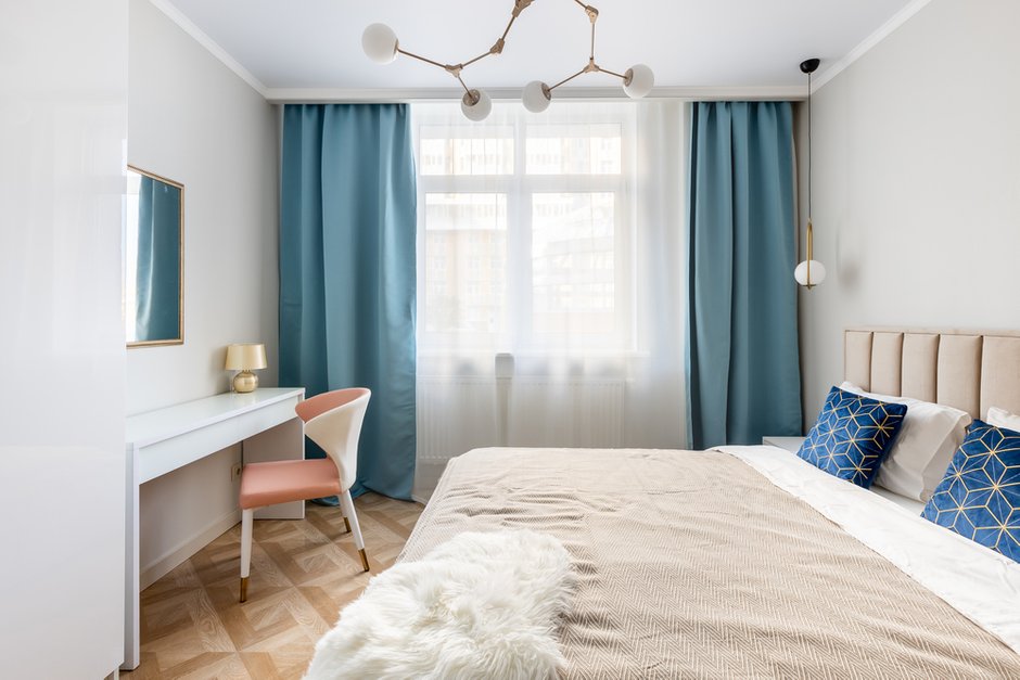 Фотография: Спальня в стиле Современный, Квартира, Проект недели, Санкт-Петербург, 3 комнаты, 60-90 метров, ProFamily – фото на INMYROOM