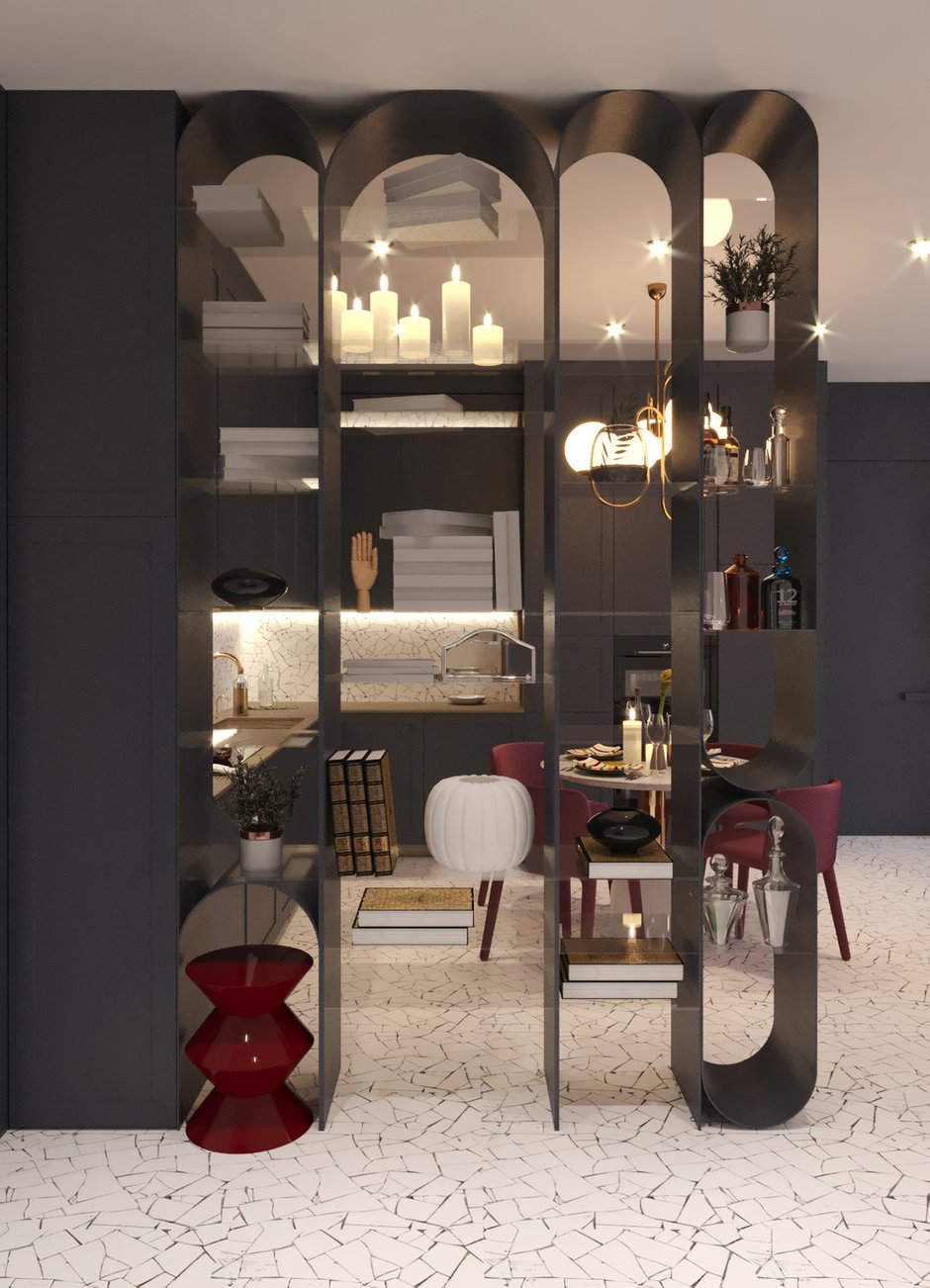 Фотография: Кухня и столовая в стиле Современный, Квартира, Исландия, Проект недели, Москва, 3 комнаты, 60-90 метров – фото на INMYROOM