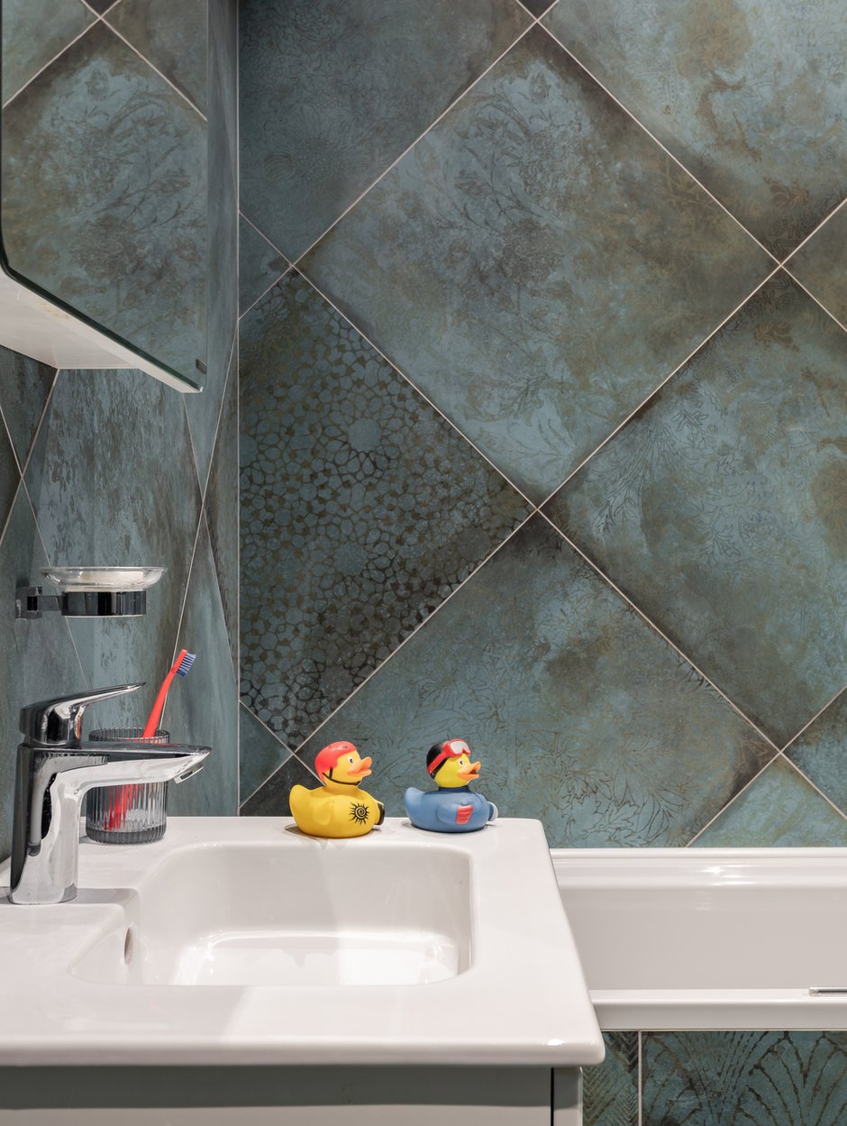 Фотография: Ванная в стиле Эклектика, Лофт, Квартира, Проект недели, Челябинск, 3 комнаты, Более 90 метров, Елена Илле – фото на INMYROOM