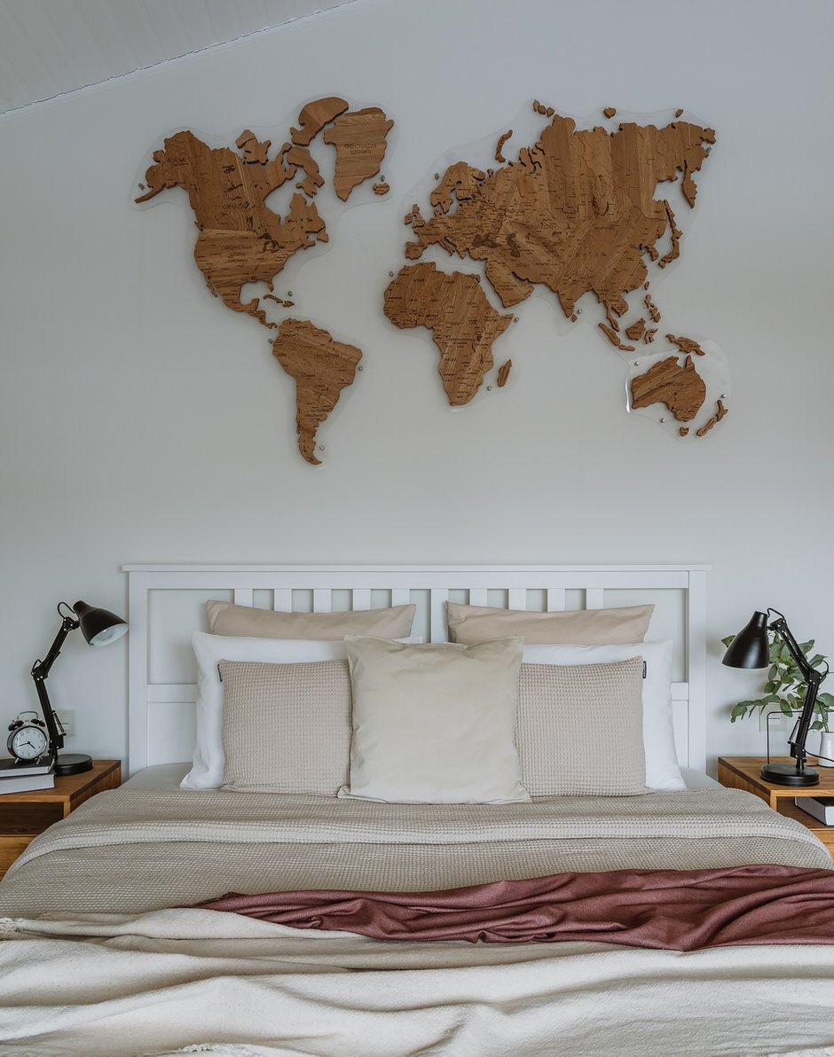 Фотография: Спальня в стиле Скандинавский, Дом, Проект недели, Дом и дача, Одинцовский район, 4 и больше, Более 90 метров, Наталья Балашова – фото на INMYROOM