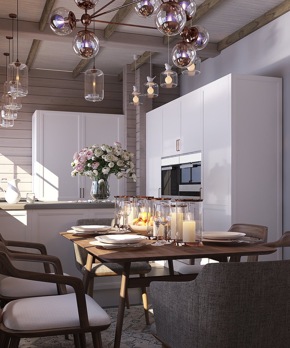 Фотография: Кухня и столовая в стиле Современный, Дом, Проект недели, Дом и дача, Новосибирск, 4 и больше, Более 90 метров, Александр Малышев – фото на INMYROOM