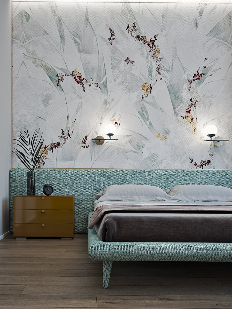 Фотография: Спальня в стиле Современный, Квартира, Минимализм, Проект недели, Москва, 3 комнаты, Более 90 метров, «Точка дизайна», Екатерина Уразова – фото на INMYROOM