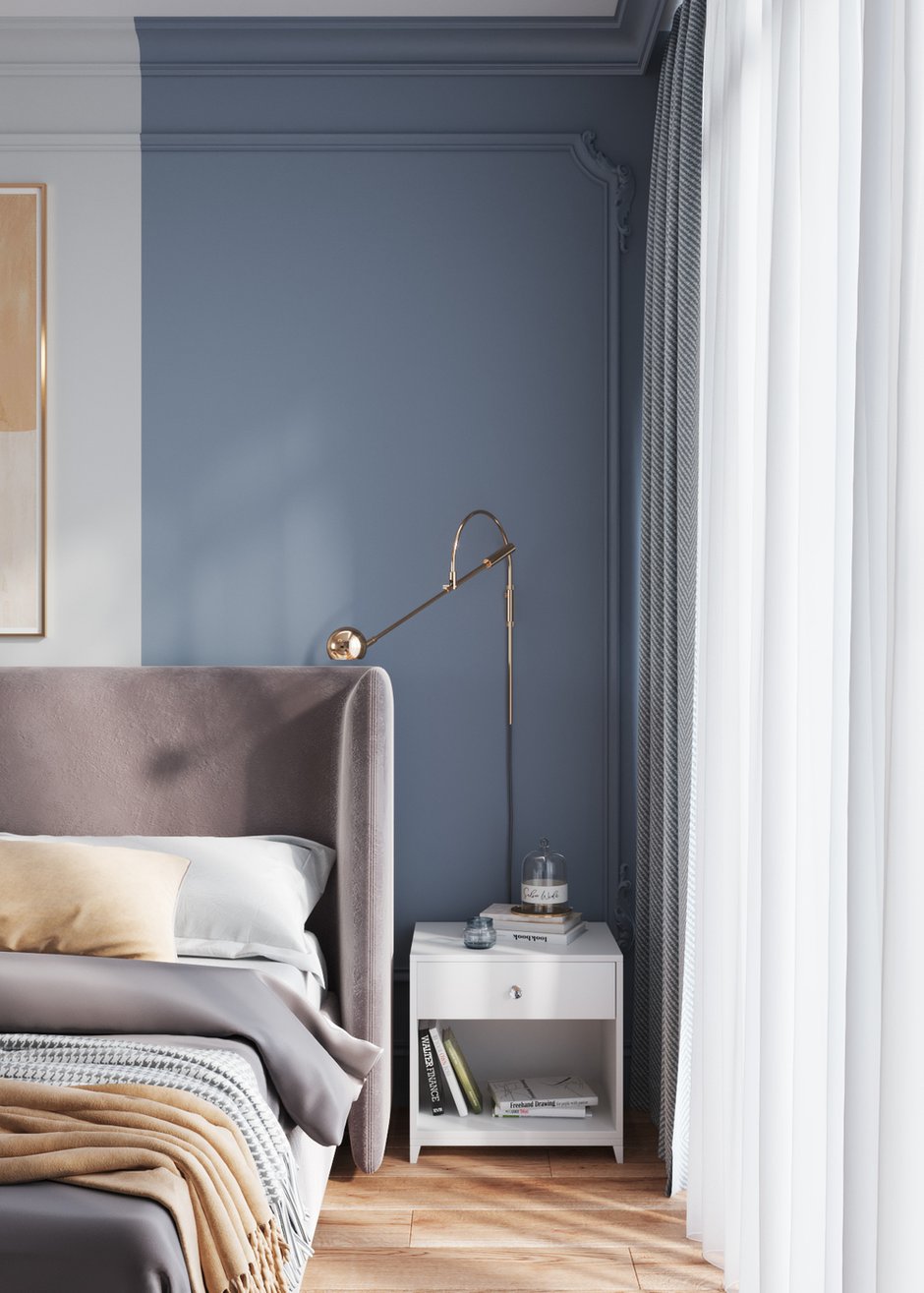 Фотография: Спальня в стиле Классический, Современный, Квартира, Проект дня, Москва, 4 и больше, Более 90 метров, Deus of House – фото на INMYROOM