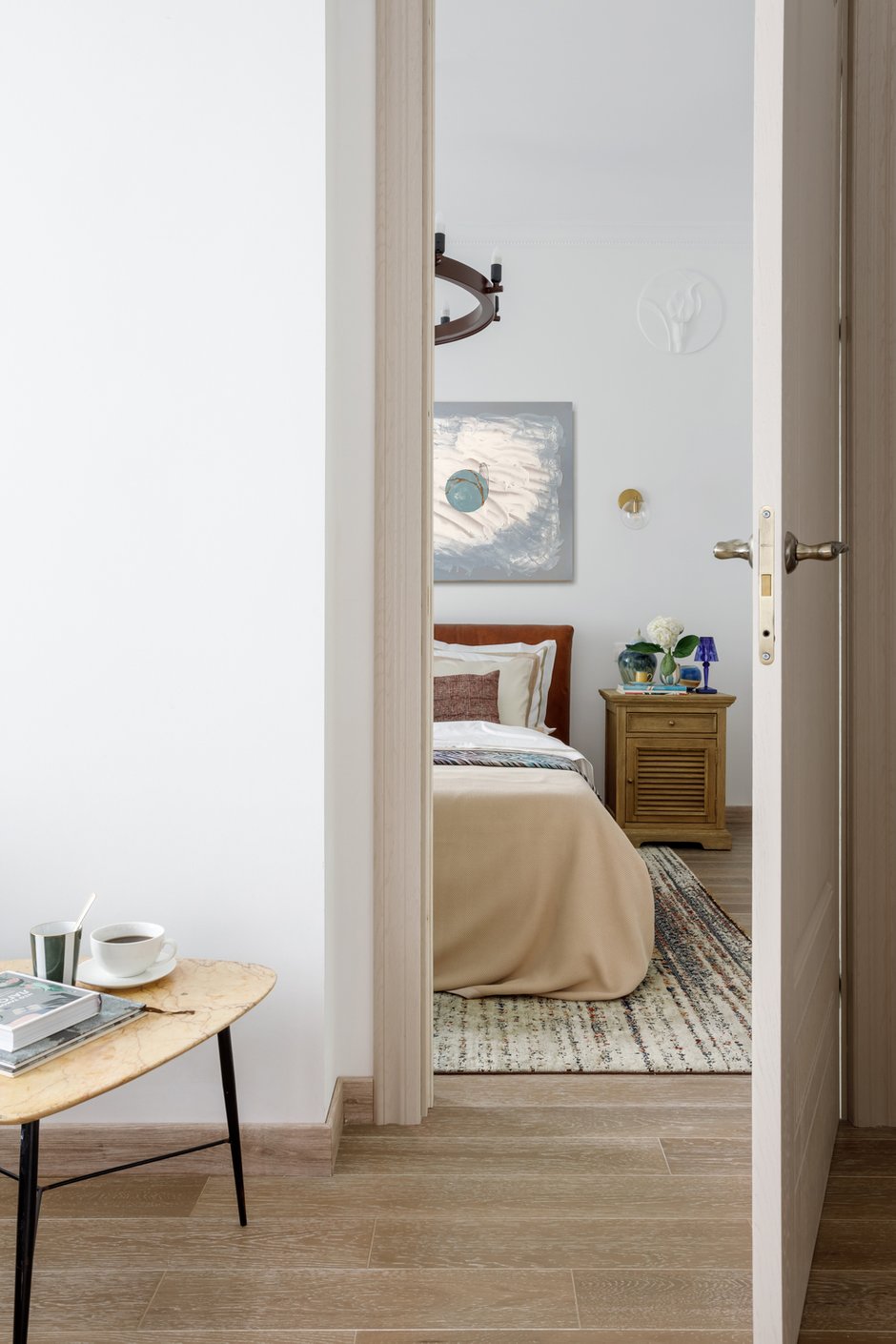 Фотография: Спальня в стиле Современный, Квартира, Проект недели, Москва, 1 комната, до 40 метров, Мария Устинова – фото на INMYROOM