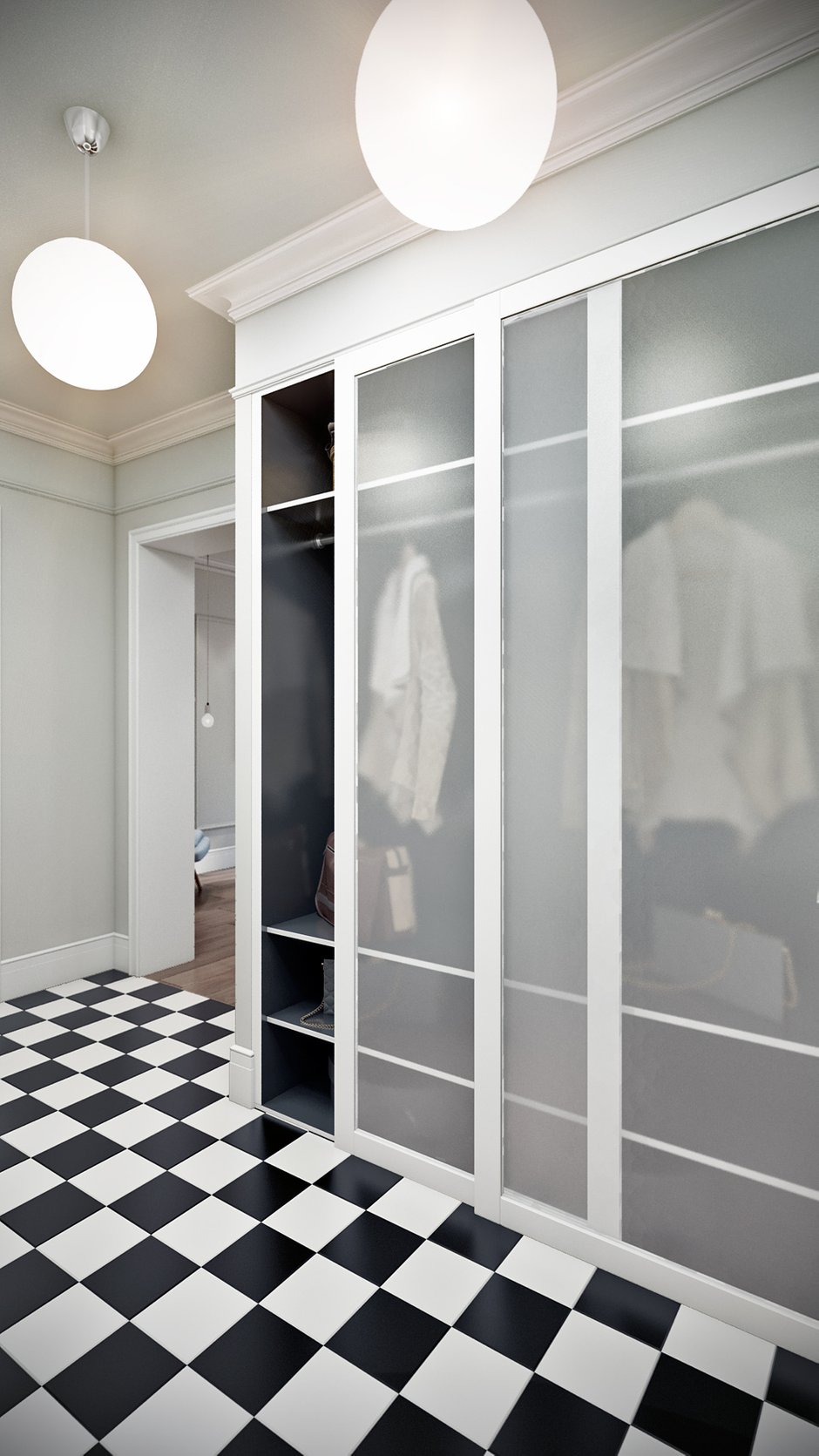 Фотография:  в стиле , Квартира, Проект недели, Москва, Co:Interior, Монолитный дом, 2 комнаты, 60-90 метров, ЖК «Мосфильмовский» – фото на INMYROOM