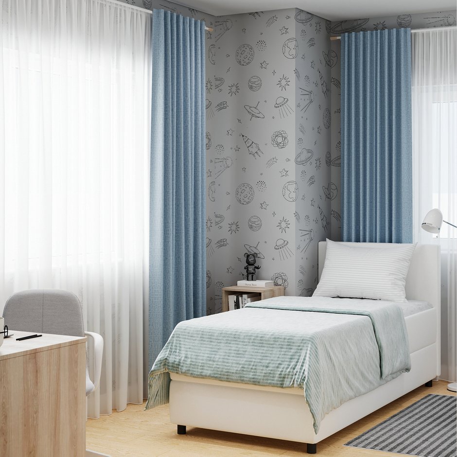 Уютная двухкомнатная квартира 52 м² в современном стиле — INMYROOM