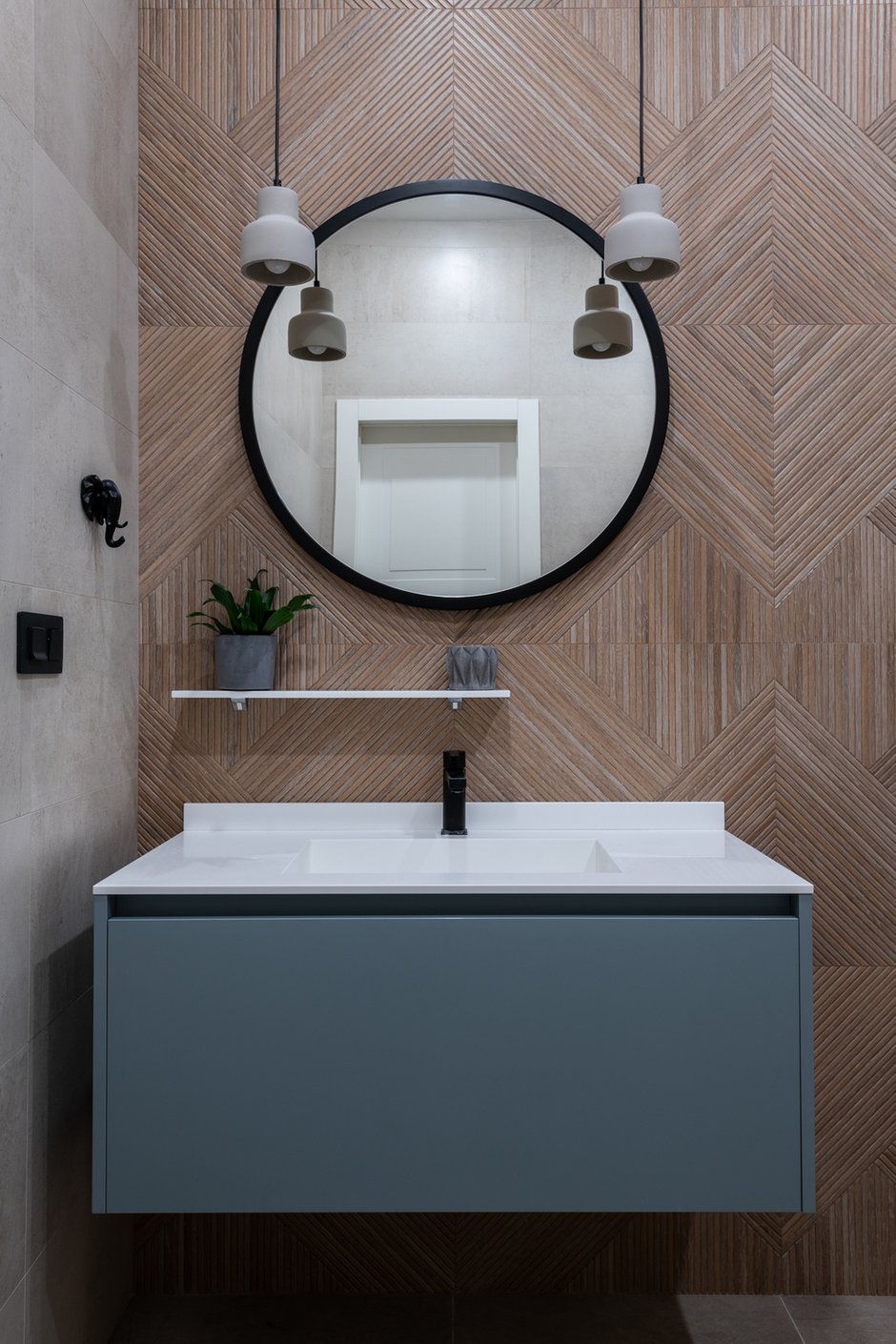 Фотография: Ванная в стиле Современный, Квартира, Проект дня, Москва, 4 и больше, Более 90 метров, Юлия Волкова – фото на INMYROOM