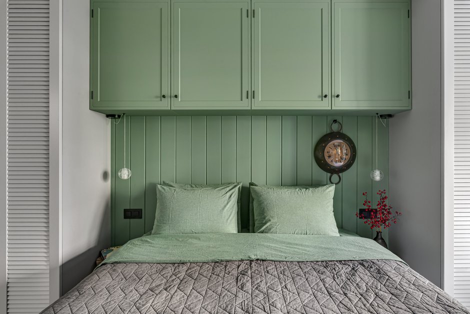 Фотография: Спальня в стиле Прованс и Кантри, Современный, Эклектика, Скандинавский, Квартира, Проект дня, Москва, Панельный дом, 3 комнаты, 60-90 метров, 1605, Алена Ромашкова – фото на INMYROOM