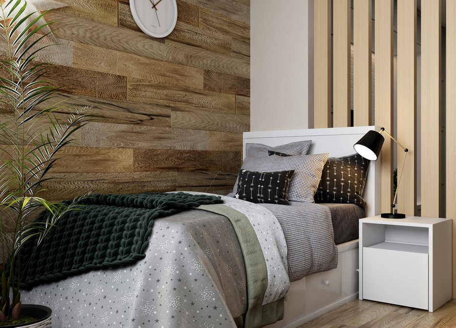 Фотография: Детская в стиле Скандинавский, Квартира, Проект дня, Бежевый, Неоклассика, интерьер в стиле современной классики, Тверской район, бежевый интерьер, 3 комнаты, Более 90 метров, Тверская область, Дарья Титова – фото на INMYROOM