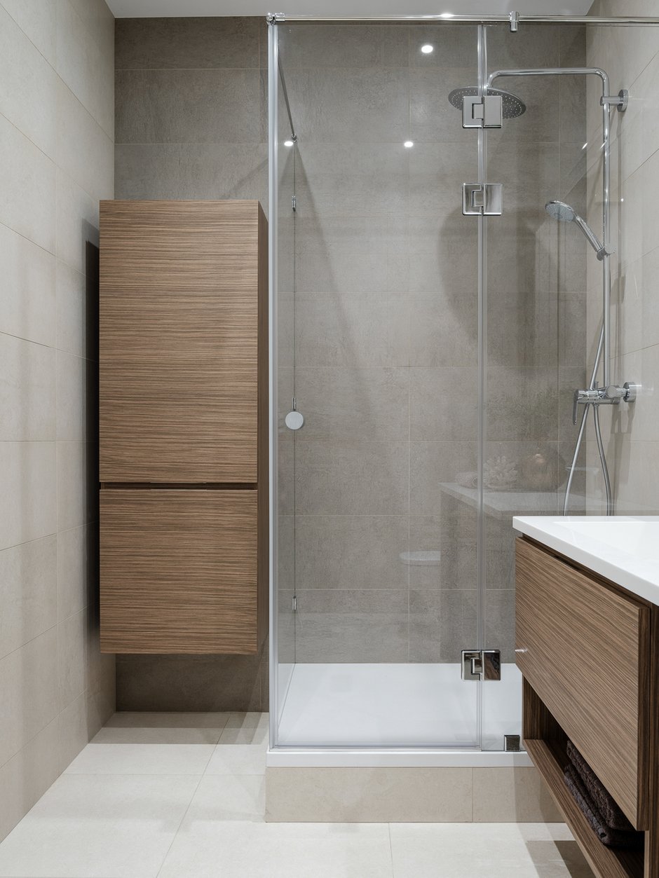 Фотография: Ванная в стиле Современный, Квартира, Проект дня, Москва, Евгения Ермолаева, EEDS, 3 комнаты, 60-90 метров – фото на INMYROOM