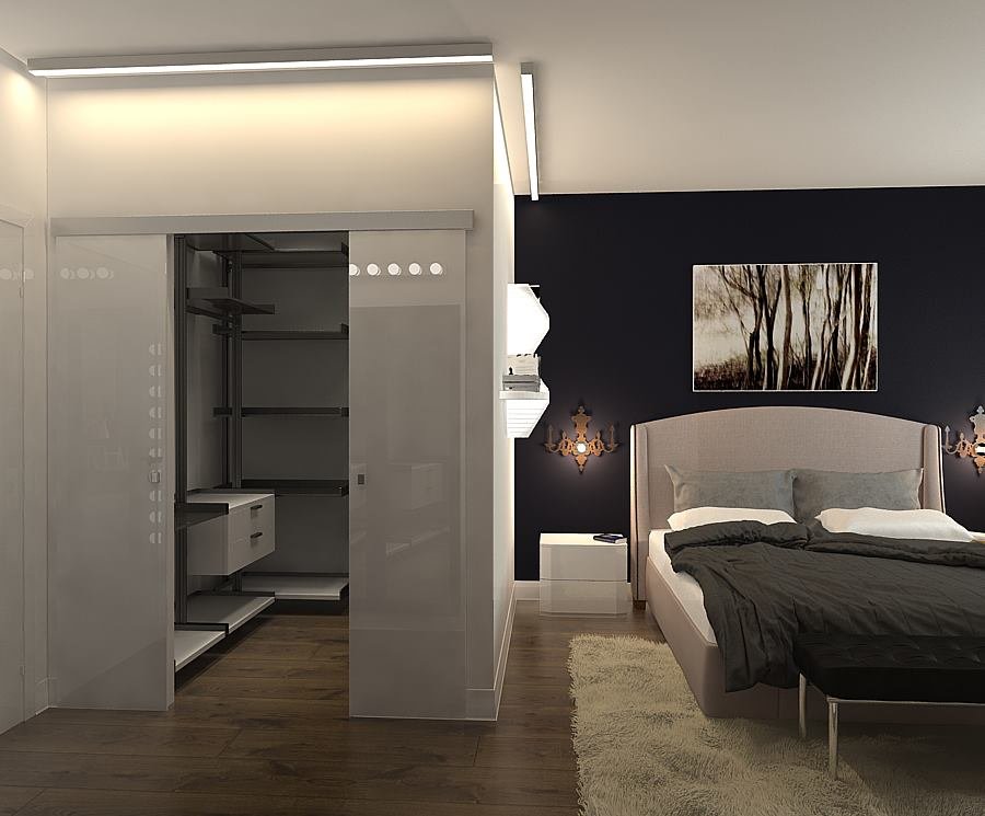 Фотография: Спальня в стиле Восточный, Квартира, BoConcept, Цвет в интерьере, Дома и квартиры, Белый, IKEA, Проект недели, Cosmorelax – фото на INMYROOM