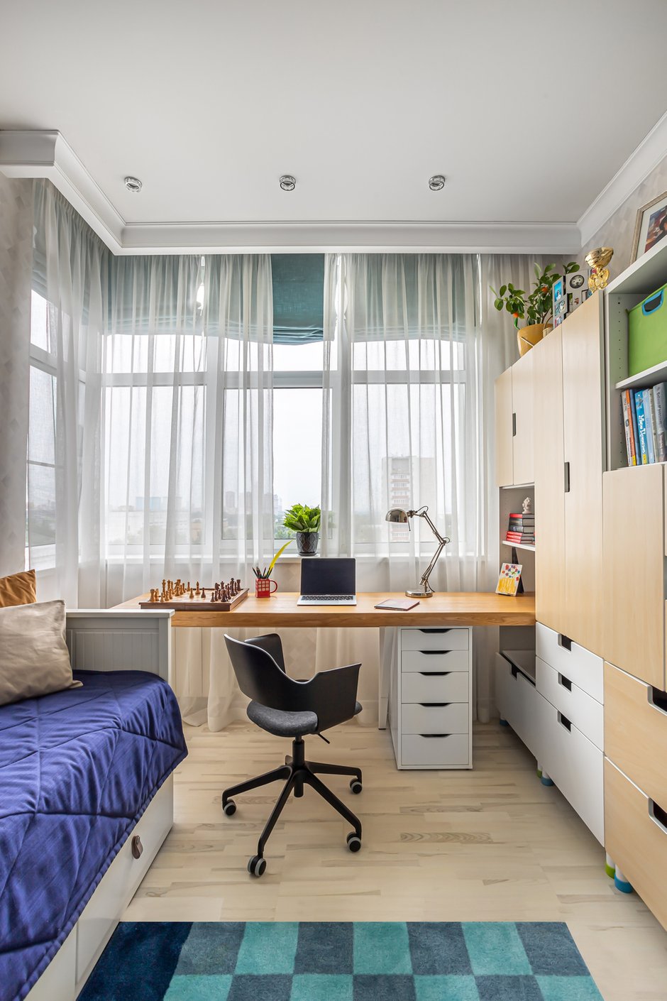 Фотография: Детская в стиле Современный, Классический, Квартира, Проект недели, Москва, 3 комнаты, 60-90 метров, Елена Рязанова – фото на INMYROOM