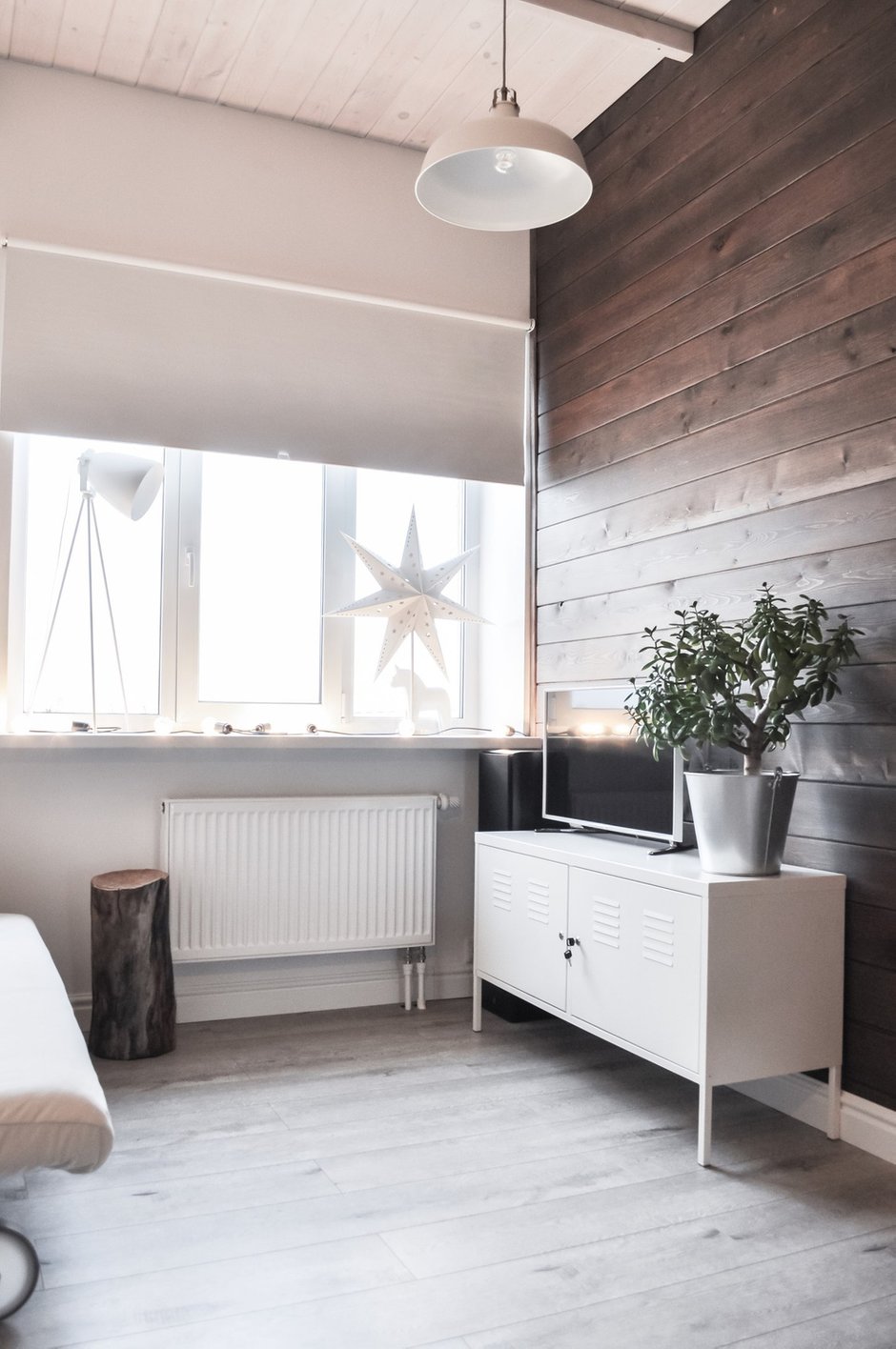 Фотография: Гостиная в стиле Скандинавский, Малогабаритная квартира, Квартира, Проект недели, новостройка, Магнитогорск, Алексей Гуркин, Монолитный дом, 2 комнаты, 40-60 метров – фото на INMYROOM