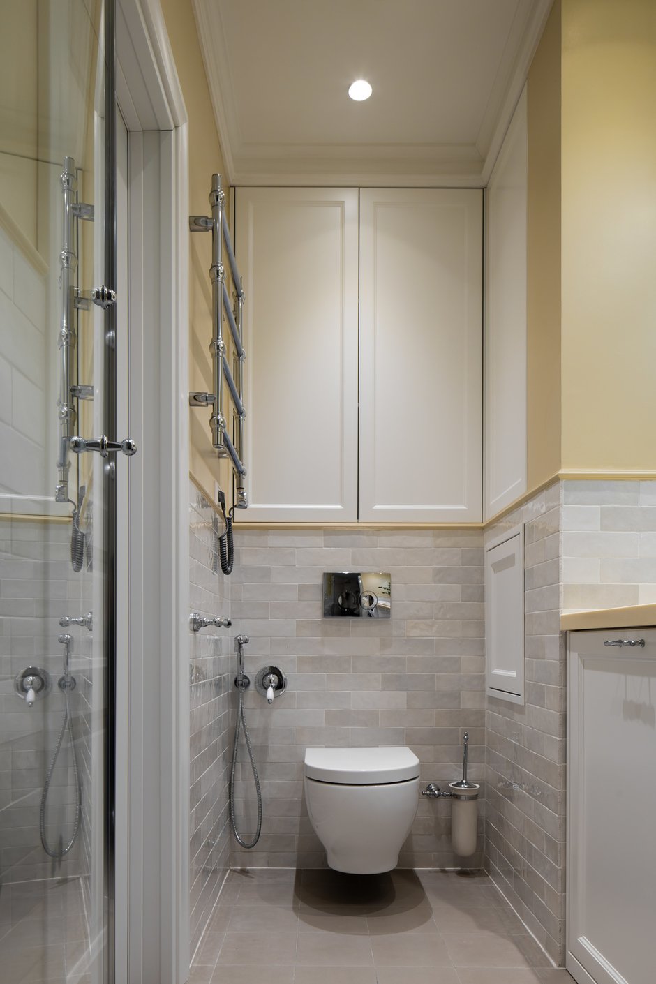 Фотография: Ванная в стиле Классический, Современный, Квартира, Проект недели, Санкт-Петербург, Виктория Малышева, 2 комнаты, 40-60 метров – фото на INMYROOM