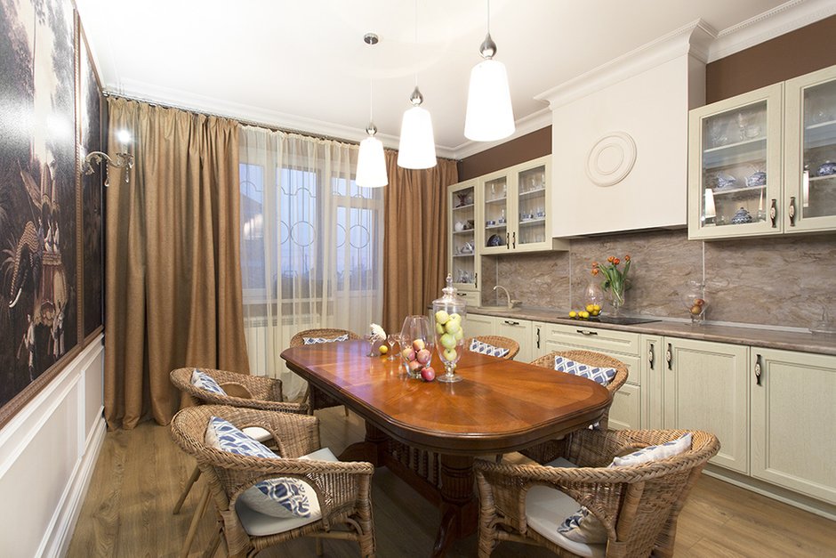 Фотография:  в стиле , Эклектика, Дом, Проект недели, Сочи, 4 и больше, Более 90 метров, Елена Сочинская – фото на INMYROOM