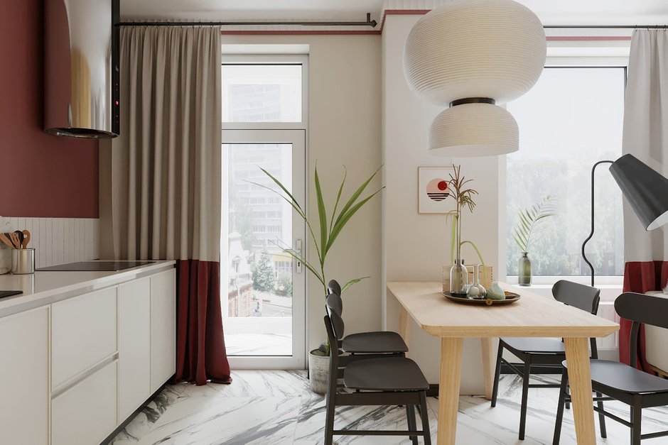 Фотография: Кухня и столовая в стиле Современный, Квартира, Студия, Проект дня, Екатеринбург, Александра Никулина, 40-60 метров – фото на INMYROOM