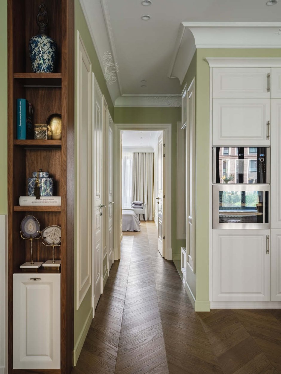 Фотография: Кухня и столовая в стиле Классический, Современный, Квартира, Проект недели, Москва, 2 комнаты, 60-90 метров, Анна Коробко, D.A.interior design, Дмитрий Коробко – фото на INMYROOM